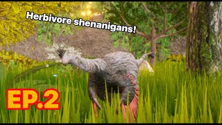 The cursed dinosaur isle  ornithomimus experience FINALLY MORE ACTION [upl. by Araz]