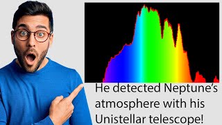 Wow He detected the methane on Neptune from his backyard [upl. by Akiem]