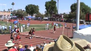 Devon Allen Sr Brophy Prep 2013 AZ Div 1 Track  110hh State Champ 1359 5112013 [upl. by Uttica574]