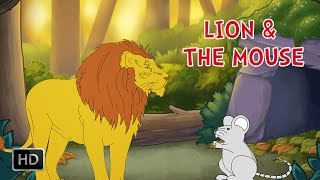 Aesops Fables  The Lion and The Mouse  Moral Stories for Kids [upl. by Ididn]