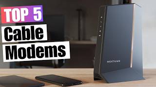 5 Best Cable Modems 2024  Which One Should You Trust [upl. by Laeynad]