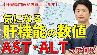 健康診断で気になる肝機能！ AST・ALTはこれだけ覚えとけ！！教えて秋山先生 No67 [upl. by Ilarin504]