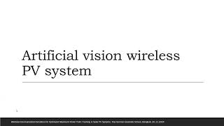 Wireless Communication Solutions for Optimized MPPT in Solar PV Systems [upl. by Carrew550]