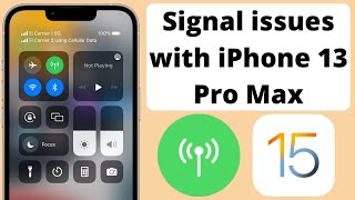 How To Fix iPhone Signal Issues With iPhone 13 Pro Max Or All iPhone Fix iPhone Signal Losing iOS 15 [upl. by Namra]