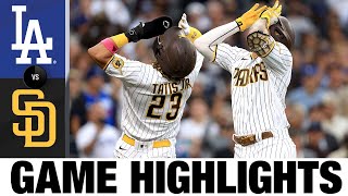 Dodgers vs Padres Highlights 62121  MLB Highlights [upl. by Hornstein]