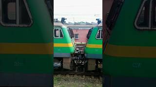 Twin Light WAG9 Locomotive Standing at Kharagpur Shorts [upl. by Suirada]