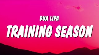 Dua Lipa  Training Season Lyrics [upl. by Artenak]