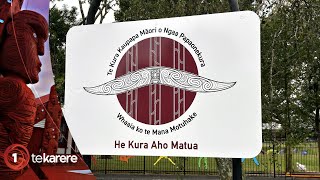 Te Kura Kaupapa Māori o Ngā Papaonekura officially opens [upl. by Tempa]