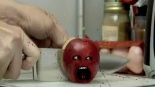 Annoying Orange DeathKnife AttackApple 8 [upl. by Nauh883]