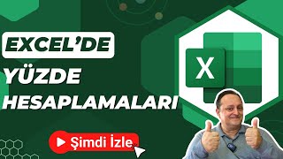 Excelde Yüzde Hesaplamaları [upl. by Dannon]