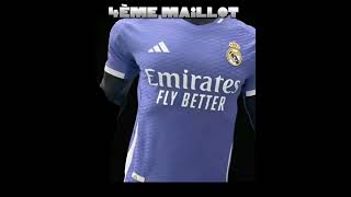 Les maillot 20242025 du Real Madrid [upl. by Reginnej]