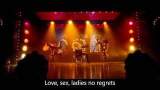 Christina Aguilera  Burlesque  Express with lyrics lyrics on screen [upl. by Ralleigh990]