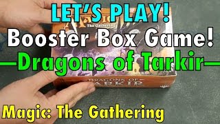 MTG  Lets Play Dragons of Tarkir BOOSTER BOX GAME Magic The Gathering  Opening a Box of packs [upl. by Ris985]