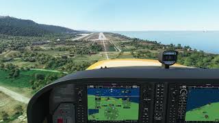 Justsim  Rhodes LGRP  ILS Landing  FS2020 [upl. by Mchenry845]