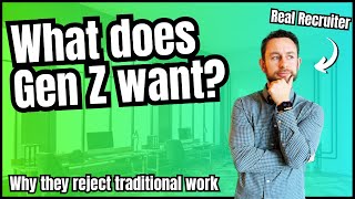 The Real Reason Why Gen Z Reject Traditional Jobs [upl. by Milli]