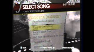 ACDC Live Rock Band Track Pack Wii 2008  Game Features [upl. by Bette]