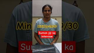 Minivlog2930 suman jiji ka interview shortsvideo jodhpurvlogs [upl. by Ahgem281]