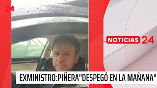 Gerardo Varela exministro confirma que Piñera quotdespegó en la mañanaquot [upl. by Nauqit444]