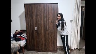 Wardrobe Wooden Online Order  Almirah Price  Review  Delivery amp Installation  by HomeCentre [upl. by Ollopa]