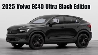 2025 Volvo EC40 Ultra Black Edition Single Motor RWDWalkaround Review InteriorExterior Details [upl. by Osric57]