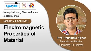 Lec 5 Electromagnetic properties of material [upl. by Vernice]