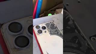 How to iphone 13 pro max back glass replacement [upl. by Iznekcam215]