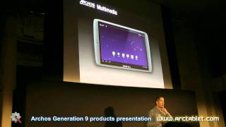 Archos G9 Tablets and Archos Home at Gen9 presentation full video [upl. by Elfstan]