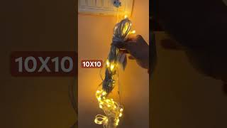 10x10 feet 8mm bulb diwali Jharna light shorts [upl. by Nowaj831]