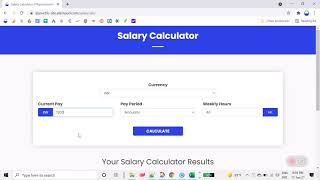 Free Salary Paycheck Calculator [upl. by Sartin]