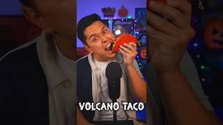 TacoBell Volcano Taco 🔥  ASMR shorts [upl. by Donahue]