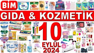 BİM GIDA VE KOZMETİK ÜRÜNLER BU SALI  BİM AKTÜEL BU HAFTA 10 EYLÜL 2024 BİM KATALOĞU  BİM İNDİRİM [upl. by Stiegler]