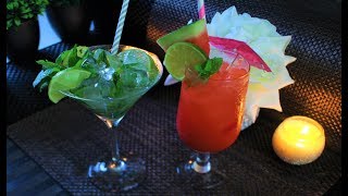 How To Make Sparkling Non Alcoholic Mojito amp Watermelon amp Lime Cocktail Summer Drinks [upl. by Adaminah845]