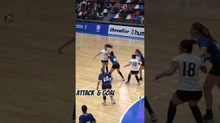 Attack amp Goal youtubeshorts shorts handball women [upl. by Tsnre344]