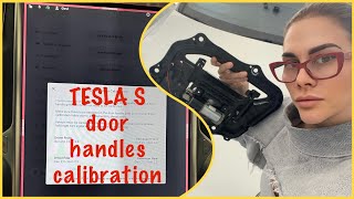 Tesla Model S Door Handle Calibration 20152024 [upl. by Jarv]