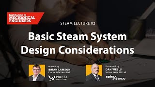 Steam Lecture 02  Basic Steam System Design Considerations [upl. by Clementis]