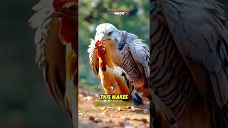 Eagle attacked chicken youtubeshorts shorts arcticanimal wildlife birds eaglets facts [upl. by Acino281]