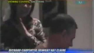 Claire dela Fuente amp Richard Carpenter teamup featured on Showbiz Central [upl. by Akcirre851]