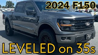 2024 Ford F150 XLT 2” Leveled on 35sCARBONIZED GRAY CUSTOM Covert Edition [upl. by Wemolohtrab36]