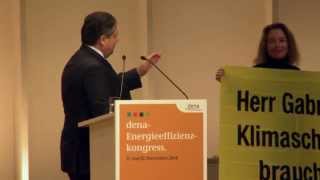 Sigmar Gabriel SPD auf dem Energieeffizienzkongress in Berlin [upl. by Aduhey]