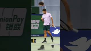 25 seconds of Roger Federers NEO backhands ⚡ [upl. by Haberman420]