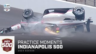 Top moments from Fast Friday practice for 2024 Indianapolis 500  Extended Highlights  INDYCAR [upl. by Naujed]