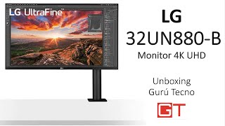 LG 32UN880  MONITOR 4K UHD LG Ergo [upl. by Nayd]