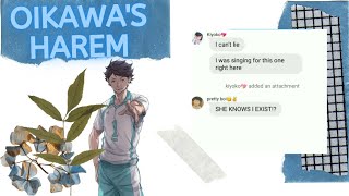 haikyuu texts Oikawas harem [upl. by Mar534]