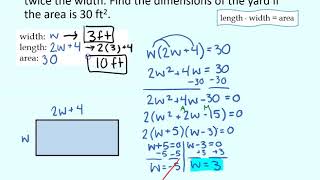 Word Problems  Solving Quadratic Equations by Factoring [upl. by Plafker]