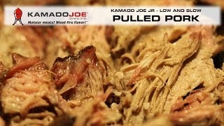 Boston Butt  Pulled Pork on the Kamado Joe Jr [upl. by Delwyn]