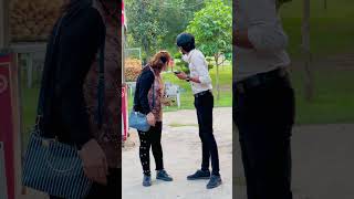 Aunty reaction 😂 wait for end 🤣 auntyprank nazimprank funny [upl. by Baggett]