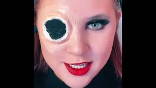 Creepy tik tok makeup Valeriyaeros [upl. by Jeffry]