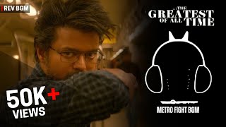 The GOAT Metro Fight BGM Ringtone  Thalapathy Vijay  YSR Venkat Prabhu [upl. by Llabmik623]