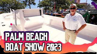 Palm Beach Boat Show 2023 Entire Yacht and Boat Tour Alfred Montaner [upl. by Draude]