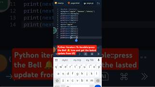 Python iterators vs iterable shorts python iterablevs iterable print coding programming [upl. by Enyt]